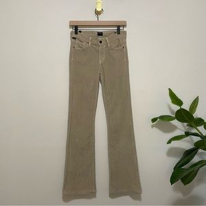 Citizens Of Humanity Tan Boot Cut Pants